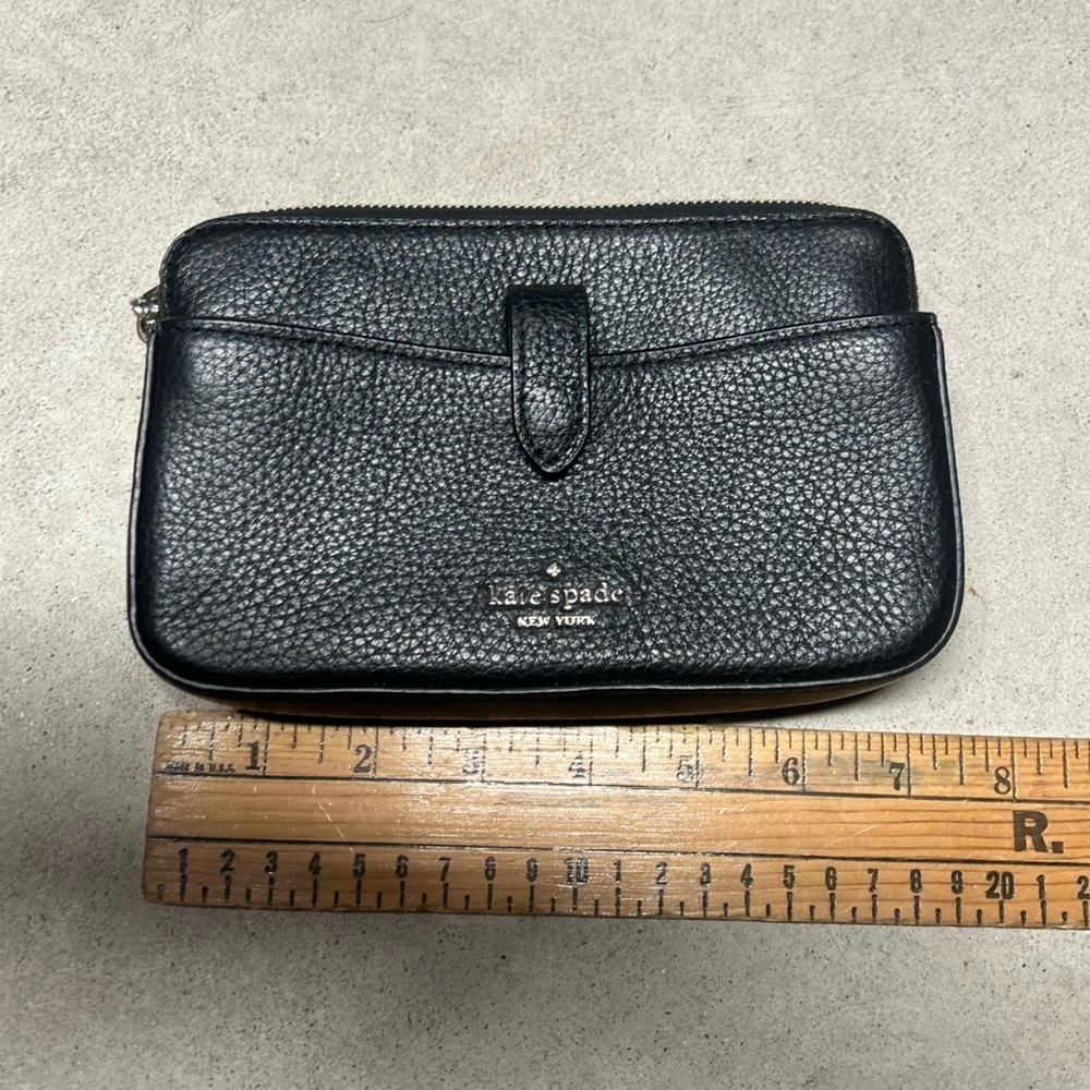 Kate Spade Leila Pebbled Small Tab Crossbody Shoulder Mini Bag Black *NO STRAP